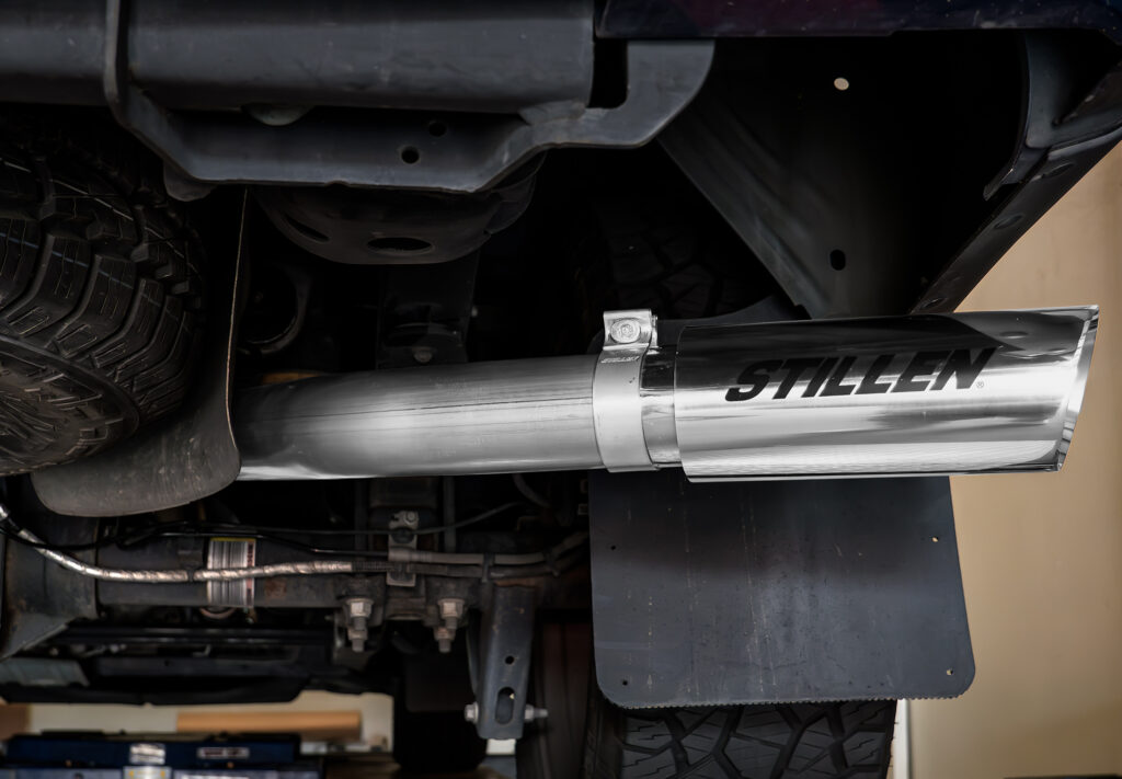 Polished tip option for STILLEN Cat-Back Exhaust System offering a clean, classic style for Ford F-150